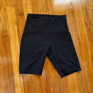 Black Lulu lemon biker shorts